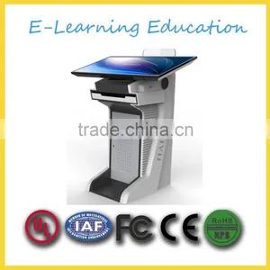 Smart Conferece Lectern With Microphone thumbnail-1