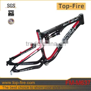 Newest Fashionable Style MTB Frame Full Suspension Carbon Mountain Bike Frame,UD Glossy With Logo TOPMOST on Frame thumbnail-1