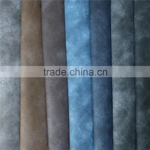 China Manufacturer Hot Sale Cloud Effects Pattern pu Sofa Leather Material thumbnail-3