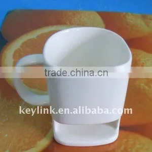 2011 Hot Sales Durable Porcelain White Biscuit Mug thumbnail-1