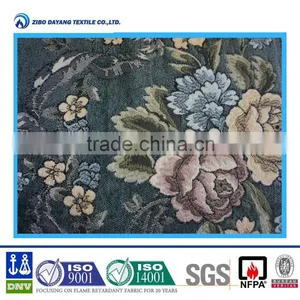 100% Inherently Flame Retardant Floral Textile for Hotel thumbnail-5