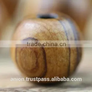 Olive Wood Round Beads 14mm thumbnail-3