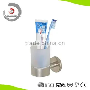 Beautiful Stainless Steel Toothbrush Glass Holder Tumbler Holder thumbnail-5