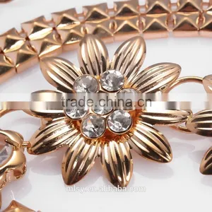 Fashion Golden Plated Belly Chain Brightness F1-80122 thumbnail-2