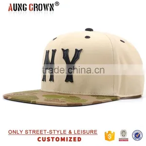 Camo Cheap Snapback,camo Brim Snapback Cap,6 Panel Flat Bill Snapback Cap thumbnail-3
