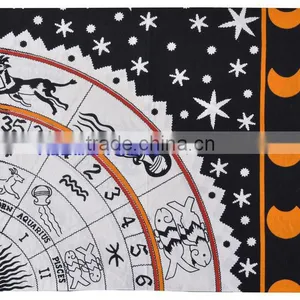 Colourful Printed Mandela Tapestry Wall Decor Throw Table Cover 100% Cotton Bedspread Indian Jaipur Manufacturer & Wholesaler thumbnail-1
