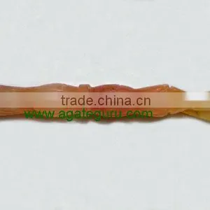 Orange Selenite Carved Angel Wands thumbnail-1