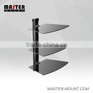 Glass Three Layer DVD Player Wall Mount thumbnail-1