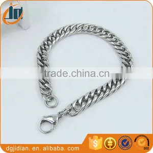 Stainless Steel Medieval Gothic Curb Cuba Chain Bracelet thumbnail-3