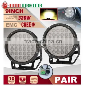 High Power Bright 9 Inch 320 Watt Led Driving Light thumbnail-4