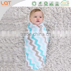 LAT Muslin Swaddle Blanket Fabric Organic Swaddle Muslin Swaddle Blanket thumbnail-1