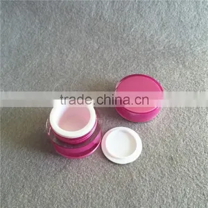 2016 Wholesale Colourful Acrylic Small Cream Jar thumbnail-3