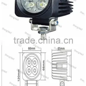 12W 9-32v IP67 Epistar Led Work Light ShengWell Auto12month Warranty Car Led Work Light 12w off Road Led Work Light thumbnail-1