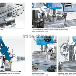 Universal Milling Machine VHF1.1 With More Travels and Infinitely Variable Speed thumbnail-2