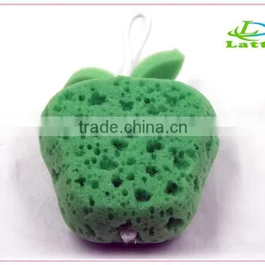 Hot Sale Factory Price Massage Exfoliating Shower Sponge Body Rubbing Fruit Shaped Bath Sponge for Kids thumbnail-1
