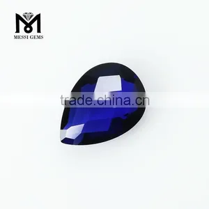 Double Briolette Faceted Pear Shape 5 x 7 mm 34# Corundum Sapphires thumbnail-1