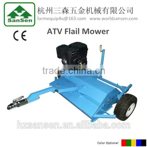 CE Flail Mower Tow-behind Quad ATV, Gasoline ATV Mower With 13hp Briggs&stratton Engine Working Width 1200mm thumbnail-4
