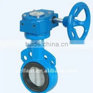 Worm Gear Operated Butterfly Valve With Flange thumbnail-1