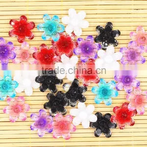Resin Flower Shinine Flower for Hair Clothes Jewelry Accessaries thumbnail-1