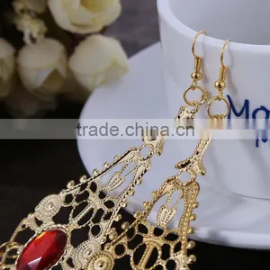 NEW National Wind Retro Earrings Belly Dance Latin Dance Diamond Earrings YIWU Factory Wholesale thumbnail-4