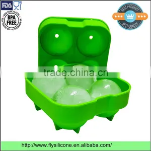 Promotional Gift Quick-freeze Perfect Sphere Premium Silicone Ice Ball Mold thumbnail-2