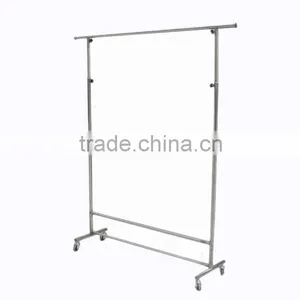 Shopping Mall Metal Tube Clothes Stand Display thumbnail-1