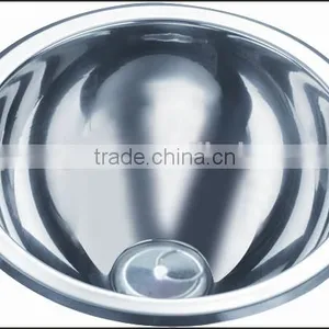 Yacht,Boat Train and Public Mobile Toilet Used Stainless Steel Triangle Round Kitchen Hand Wash Basin Corner Sink GR-Y597 thumbnail-4