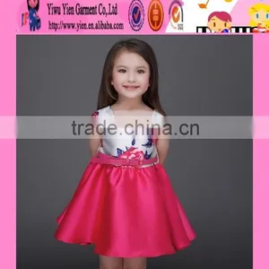 2016 Europe Kids Beautiful Model Dresses OEM Selling Princess Girl Kids Fashion Dresses Pictures thumbnail-5