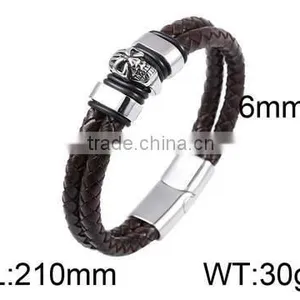 2015 Hot Sale Unique Design Leather Bracelet Women thumbnail-1
