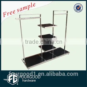 Stainless Steel Clothing Display Rack for Shop Fitting thumbnail-1