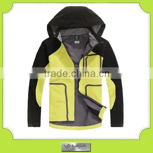 Customized Breathable Fahsion Men's Nylon Waterproof Jacket 5000mm thumbnail-6