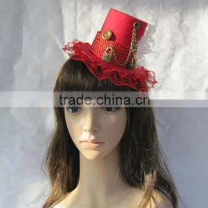 MYLOVE Red Hat Top Hats Cheap Wholesale Yiwu MLGM007 thumbnail-1