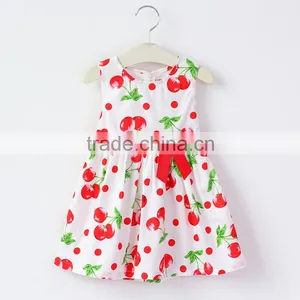 Custom Fashion 100%cotton Baby Cloth Girls Summer Dress thumbnail-4