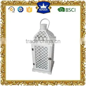 Good Looking Set of 2 Wooden Lanterns thumbnail-1