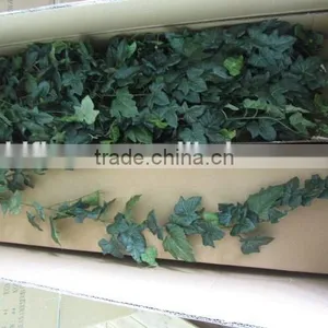 Silk Leaves Garland Green thumbnail-2
