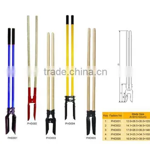 Post Hole Digger With Wood Fibreglass Handle Phd Series thumbnail-1