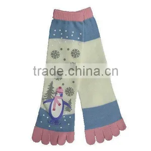 Snowman Five Toes Women Socks thumbnail-1