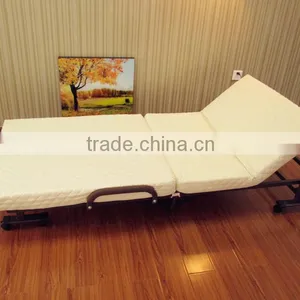 White Guest Room Metal Folding Bed thumbnail-1