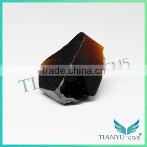 Raw Material Supplier Nanosital Caramel Color Gems Rough Uncut Stone For Fashion Jewelry thumbnail-2
