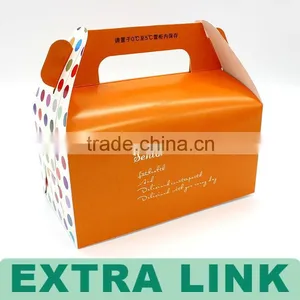 Custom Logo Small Handle Kraft Paper Cement Shopping Promotion Bag For Food thumbnail-1