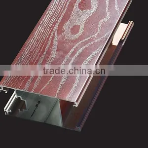 Top Grade Aluminium Profiles Wood Grain Finish Aluminium Square Tubes thumbnail-4