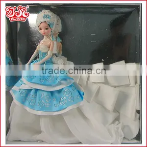Fashion Bride Doll Wedding Dress or Doll Party Dress thumbnail-3