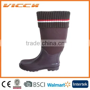 Women Wholesale Fashion Cowboy Rubber Boots thumbnail-1
