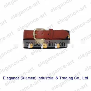 Golf Clubs Needlepoint Belt thumbnail-1