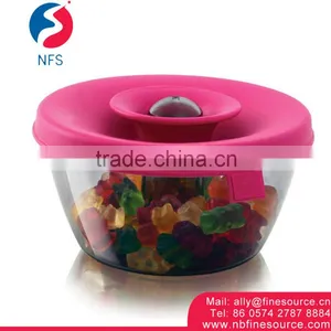 Airtight Pop-Top PP Clear Storage Food Candy Plastic Jar thumbnail-1