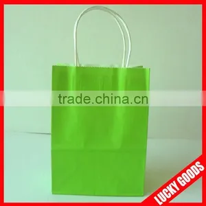 Stand up Kraft Folding Paper Shopping Bag for Garment or Gift thumbnail-5