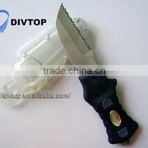 100% Titanium Point Blade ABS Handle Black bc Scuba Knives thumbnail-3