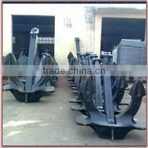 High Quality Steel Casting ZG200-400C Material Hall Ship Anchor Design Ship Anchor thumbnail-1