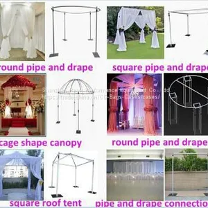Wholesale Wedding Backdrop With Aluminum Pipe and Drape (RK-TS820) thumbnail-1