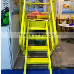 Fiberglass Frp Industrial Platform Ladders thumbnail-1